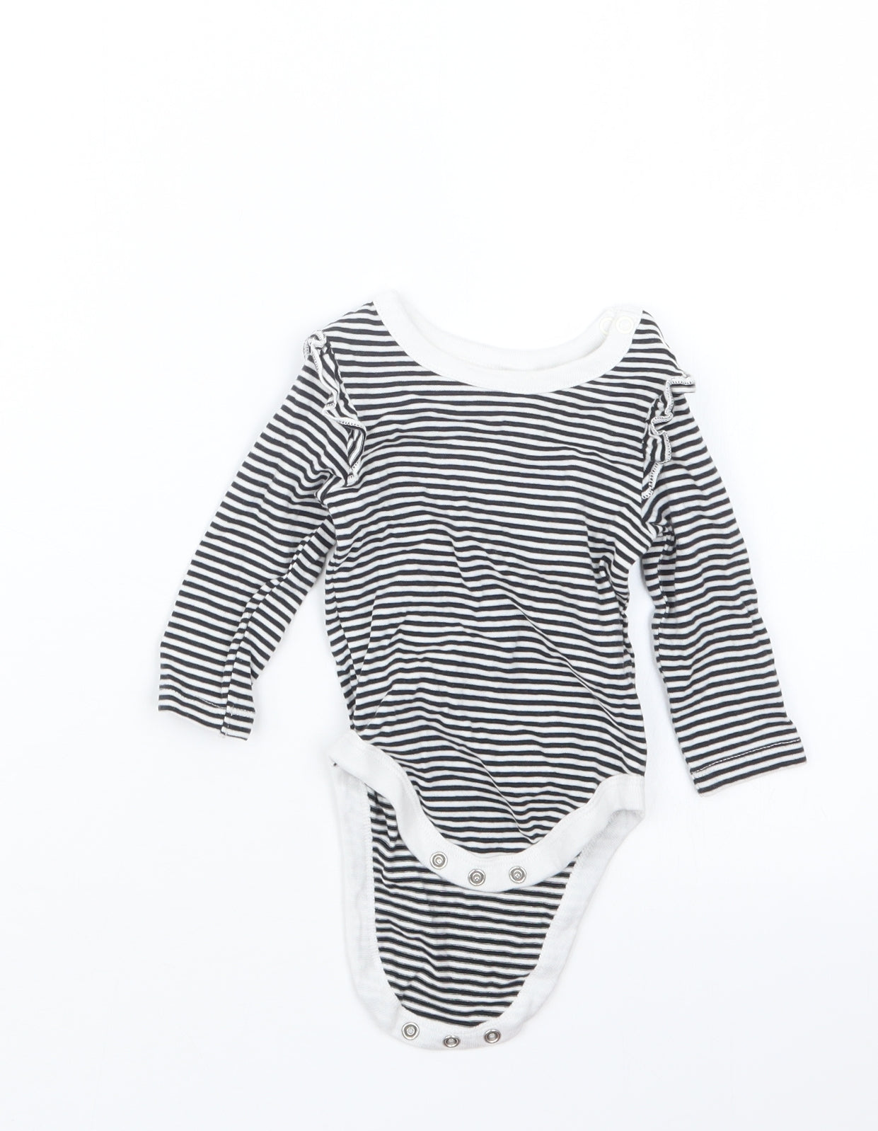 Myleene Klass Girls Black Striped  Babygrow One-Piece Size 3-6 Months
