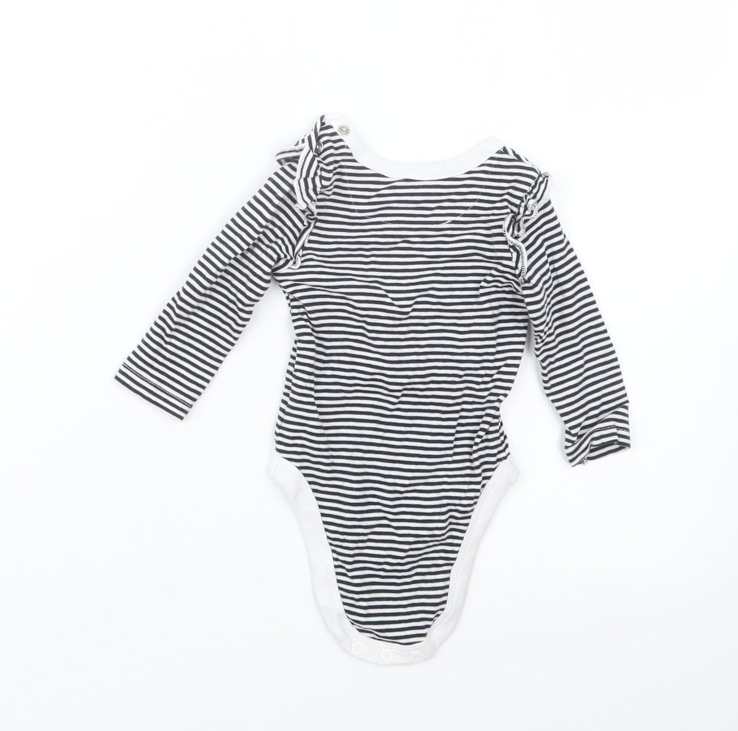 Myleene Klass Girls Black Striped  Babygrow One-Piece Size 3-6 Months