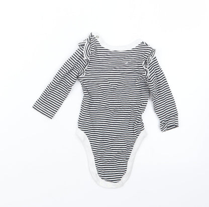 Myleene Klass Girls Black Striped  Babygrow One-Piece Size 3-6 Months