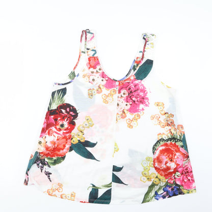 Womens UK Size M H&M Pink Basic Blouse