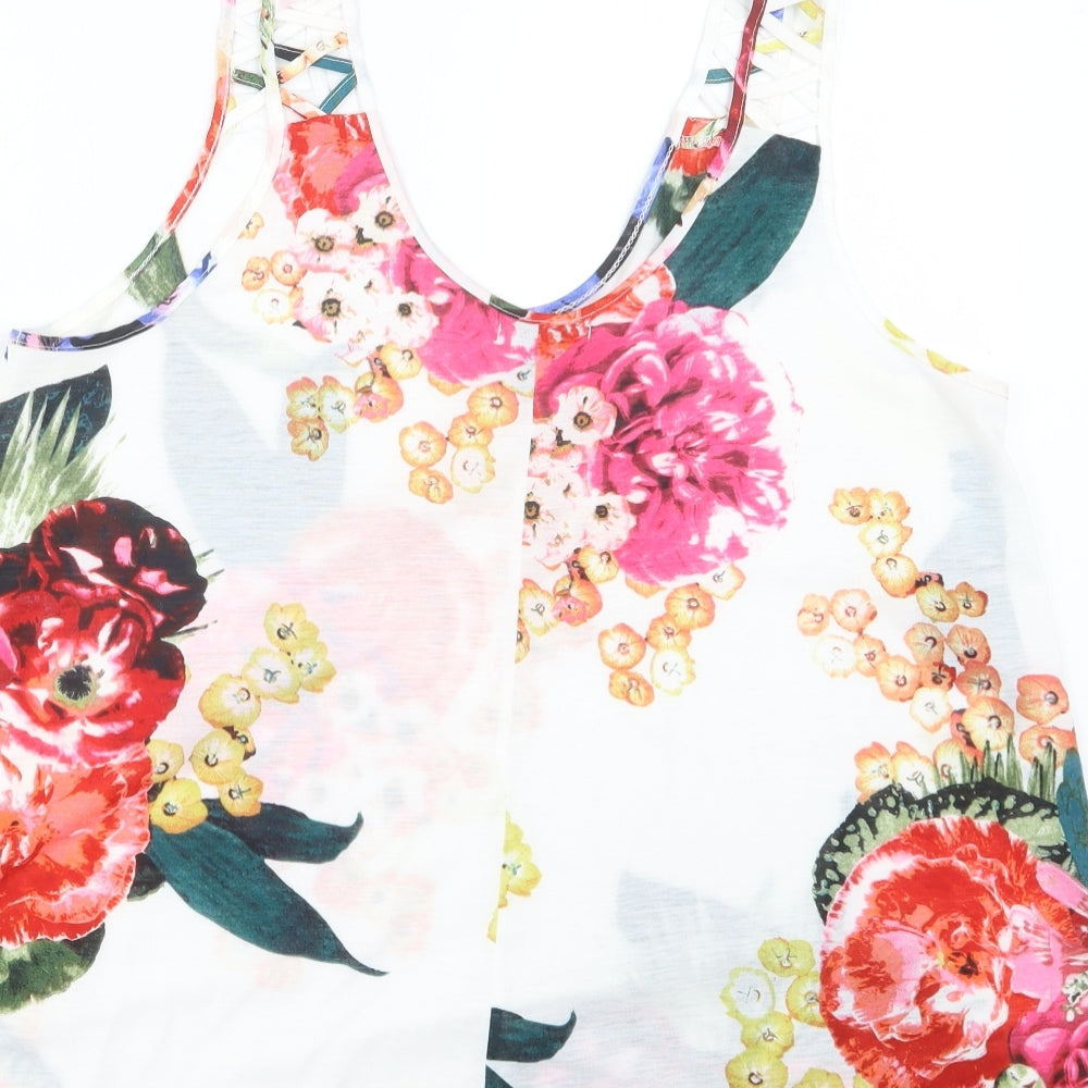 Womens UK Size M H&M Pink Basic Blouse