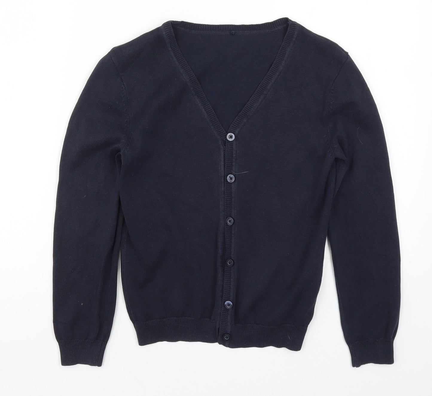 George Girls Blue  Knit Cardigan Jumper Size 8-9 Years