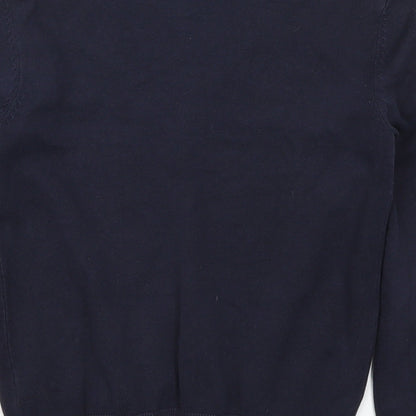 George Girls Blue  Knit Cardigan Jumper Size 8-9 Years