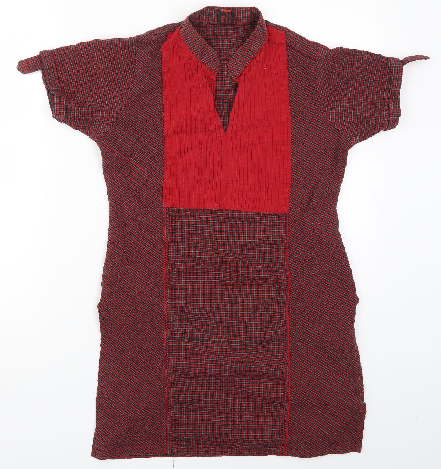 Womens UK Size 12 Preworn Red Basic T-Shirt