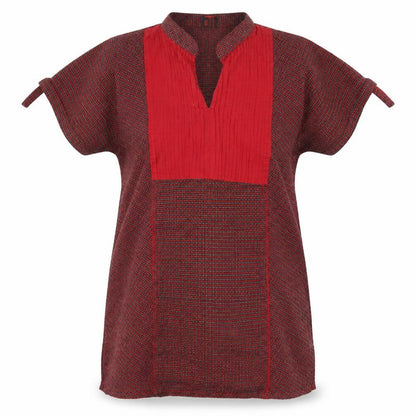Womens UK Size 12 Preworn Red Basic T-Shirt
