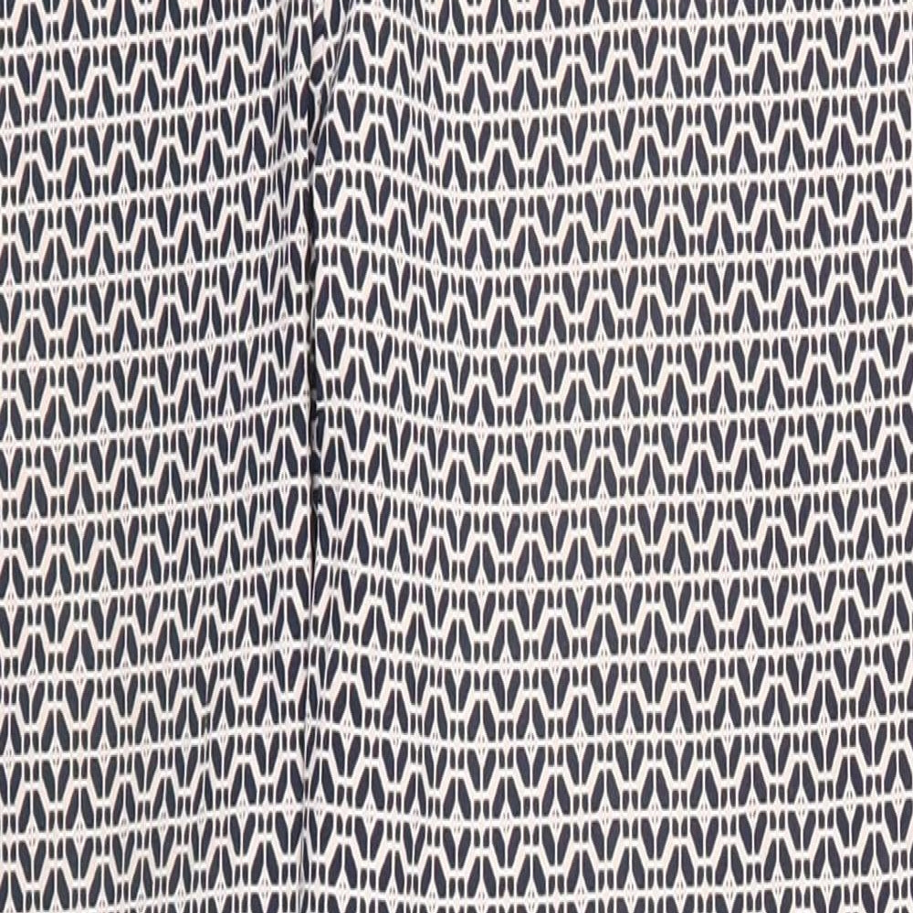 F&F Womens Pink Geometric  Trousers  Size 10 L27 in