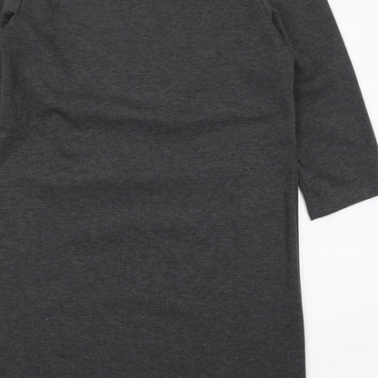 New Look Womens Grey   T-Shirt Dress  Size 12