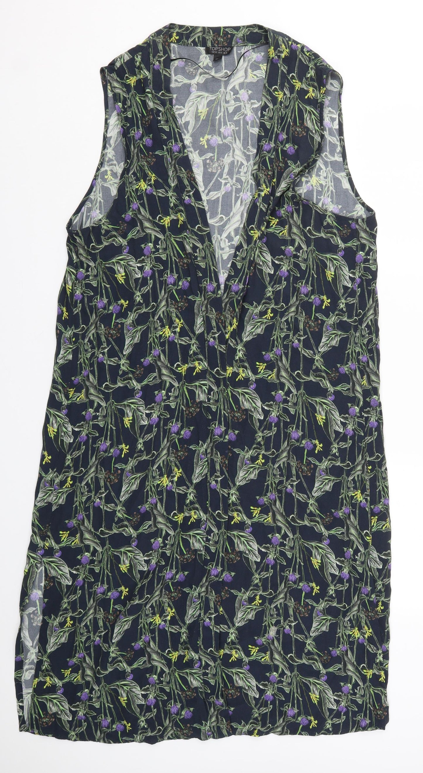 Womens UK Size 14 Topshop Blue Jacket