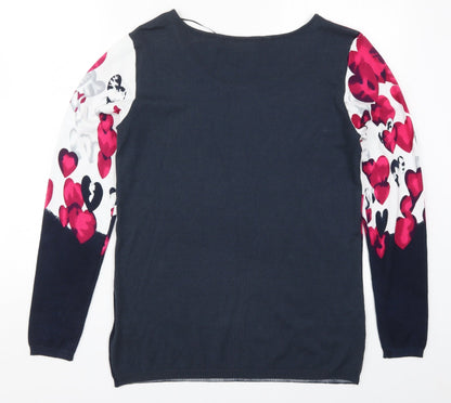 Womens UK Size S BPC Multicoloured Pullover Jumper