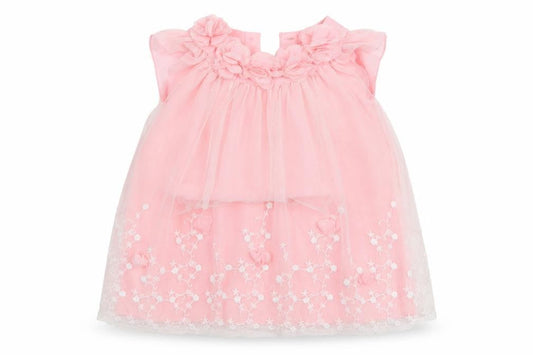 F&F Girls Pink Floral  A-Line  Size 12-18 Months