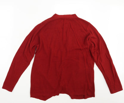 Womens UK Size M BM Brown Cardigan Jumper