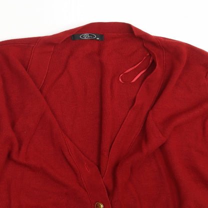 Womens UK Size M BM Brown Cardigan Jumper