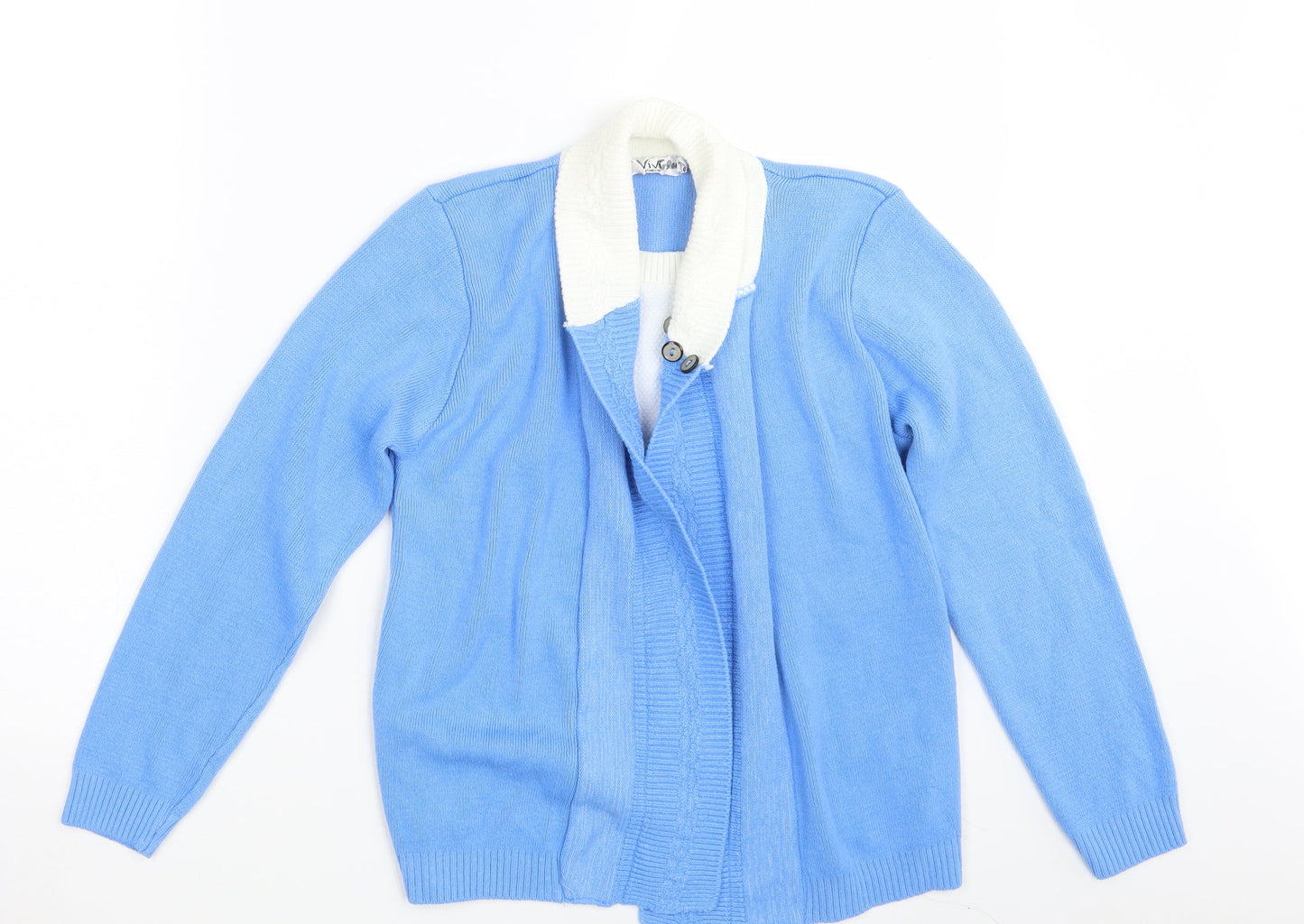 Womens UK Size S Vivi Blue Pullover Jumper