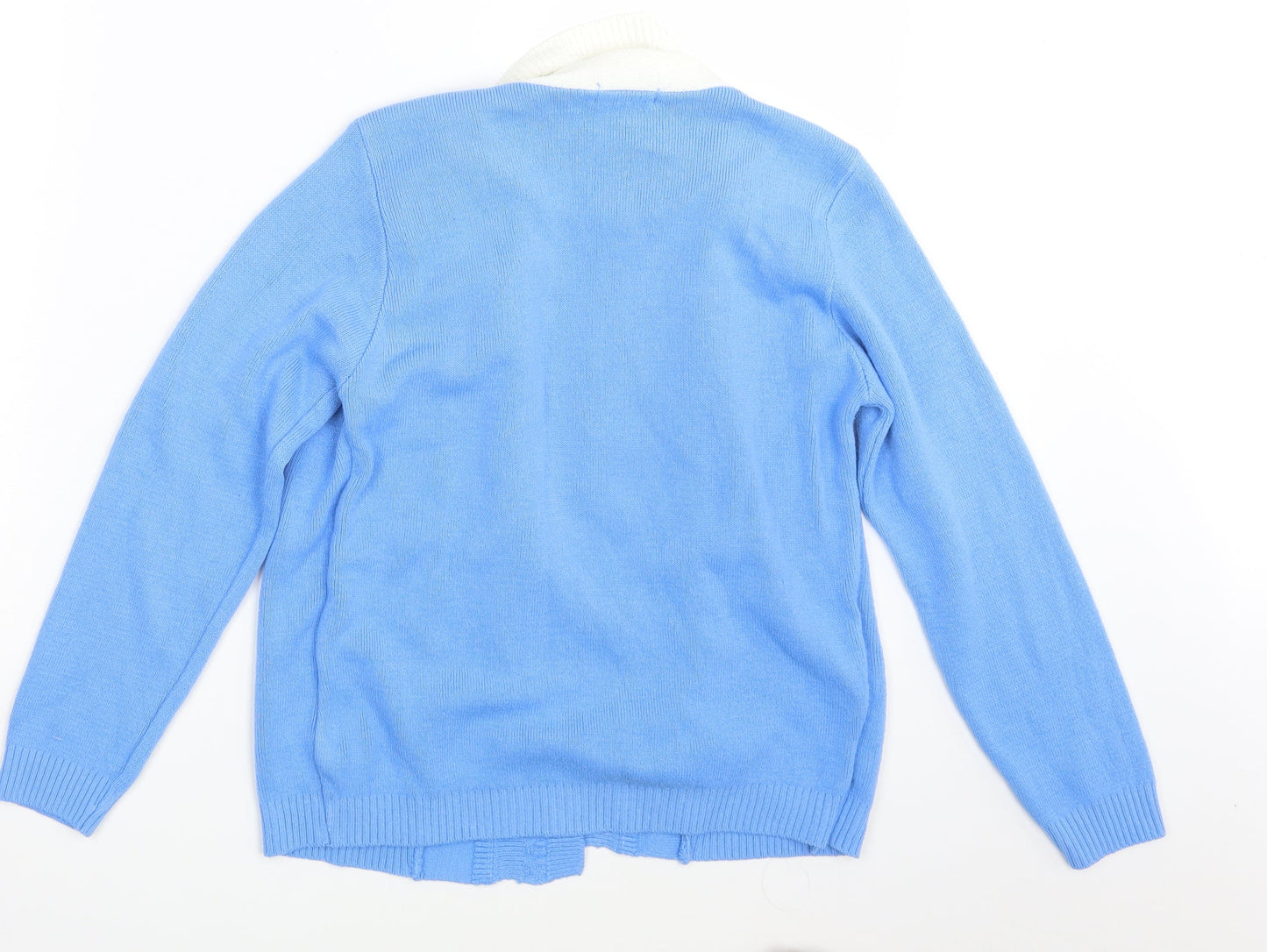 Womens UK Size S Vivi Blue Pullover Jumper