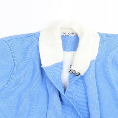 Womens UK Size S Vivi Blue Pullover Jumper