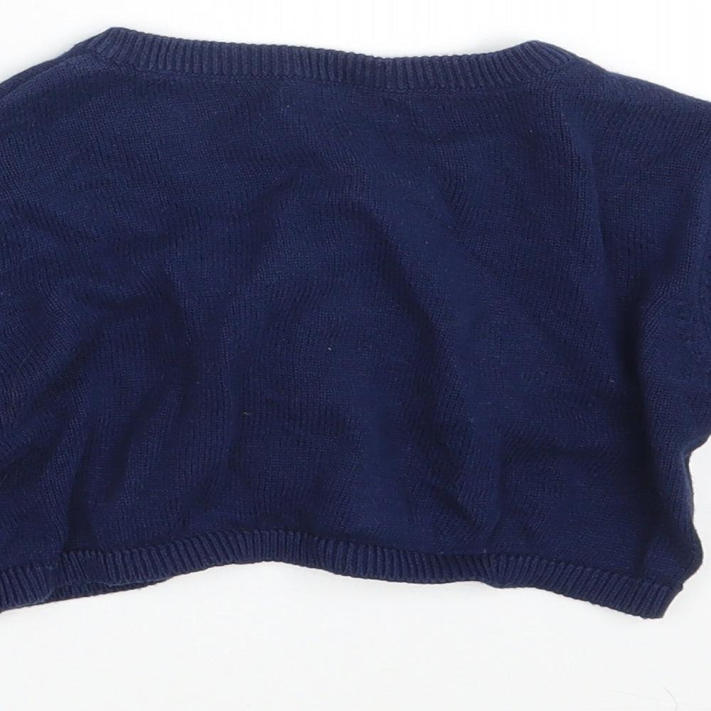 Blue Zoo Girls Blue   Cardigan Jumper Size 4-5 Years