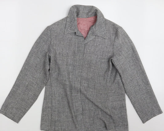 Womens UK Size 14 Preworn Grey Jacket