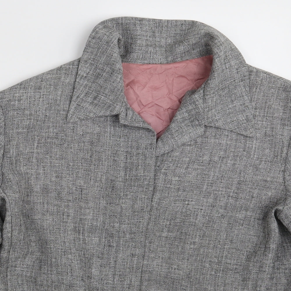 Womens UK Size 14 Preworn Grey Jacket