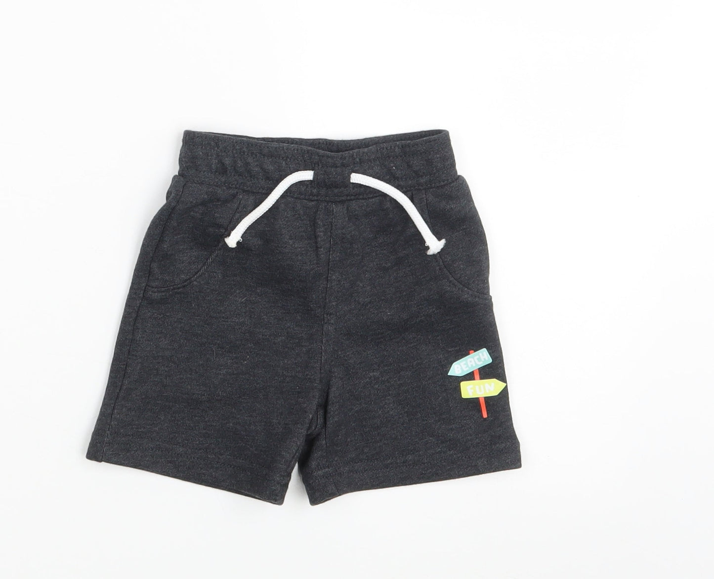 Primark Boys Grey   Sweatpants Leggings Size 6-9 Months  - Waist 16in