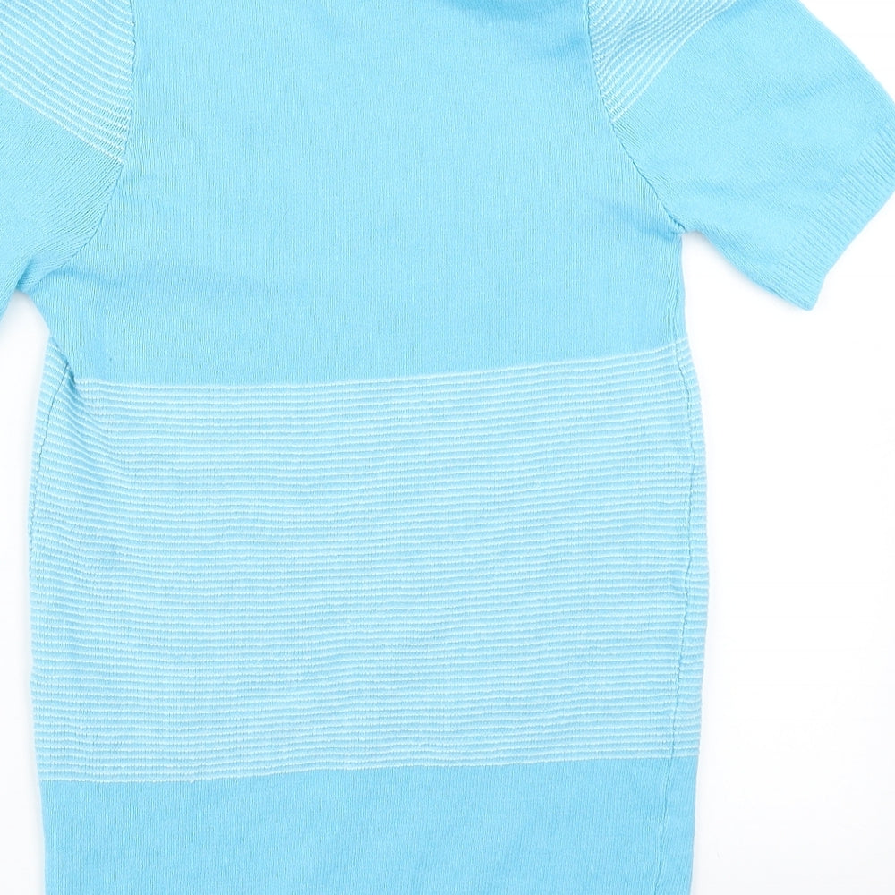 Womens UK Size S ViVi Blue Pullover Jumper