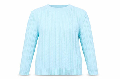 Womens UK Size S Choice Blue Pullover Jumper