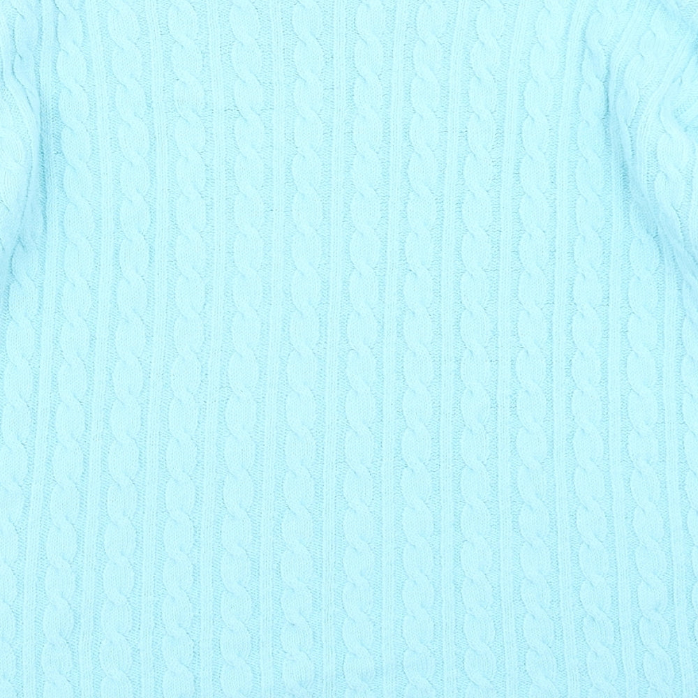Womens UK Size S Choice Blue Pullover Jumper