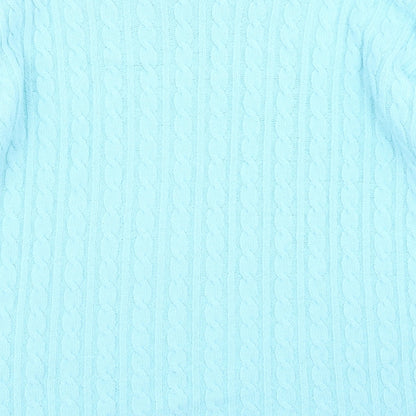 Womens UK Size S Choice Blue Pullover Jumper
