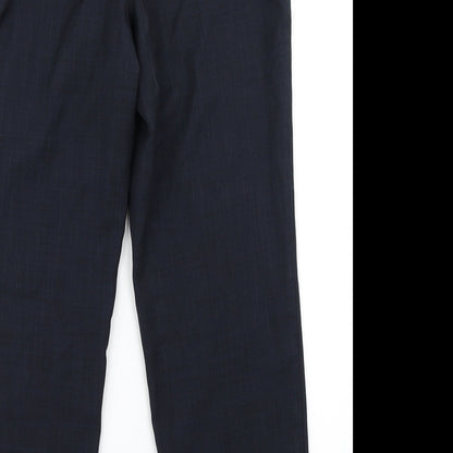 Classic Womens Blue   Dress Pants Trousers Size 10 L27 in