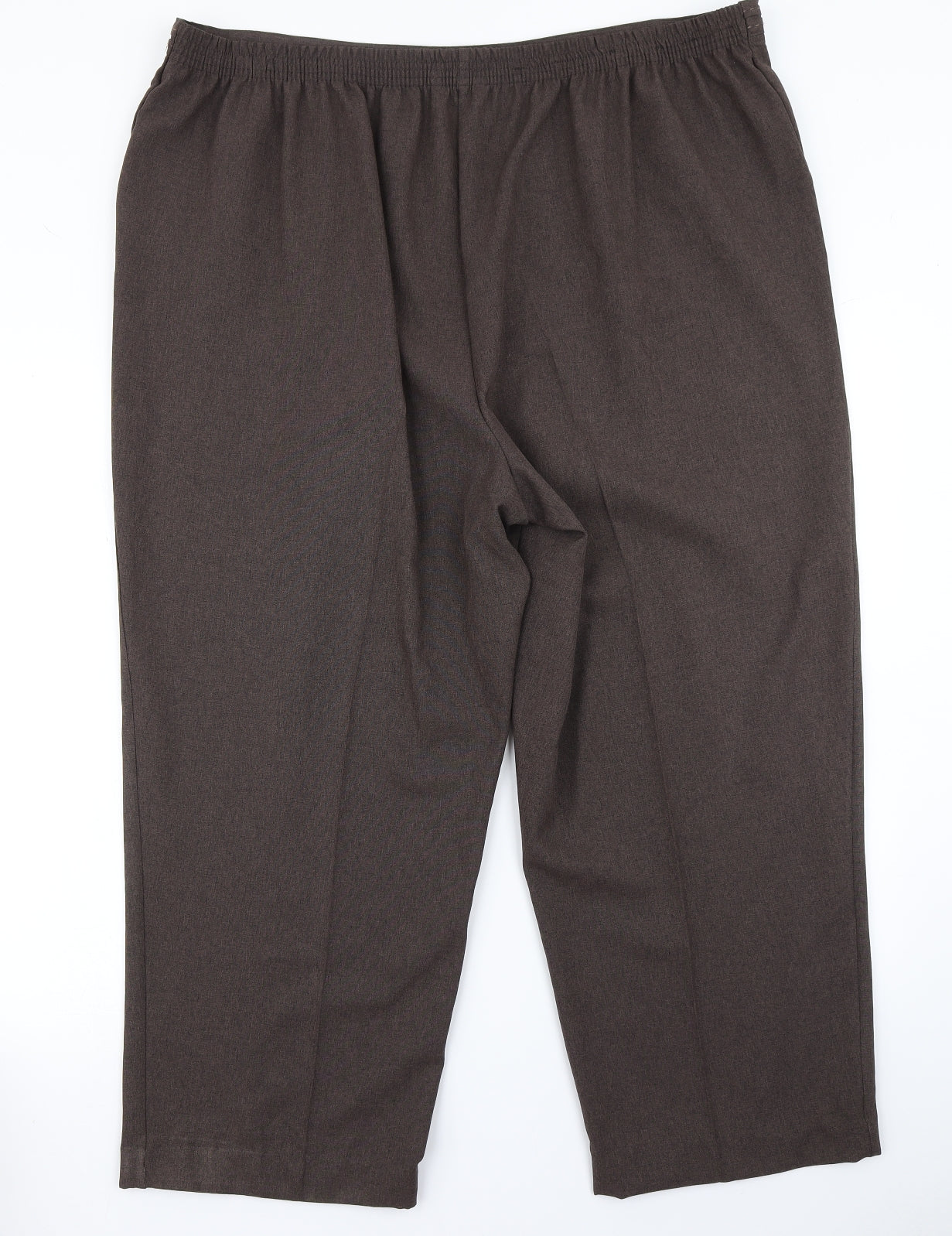 BM Collection Womens Brown   Dress Pants Trousers Size 22 L20 in