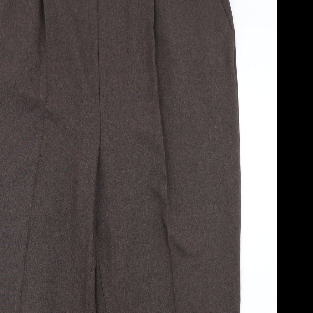 BM Collection Womens Brown   Dress Pants Trousers Size 22 L20 in