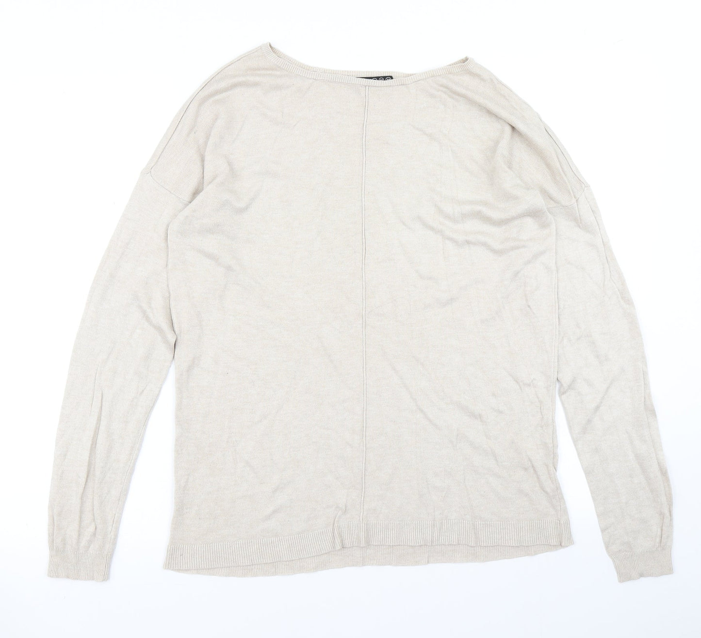 Womens UK Size 12 Atmosphere Beige Pullover Jumper