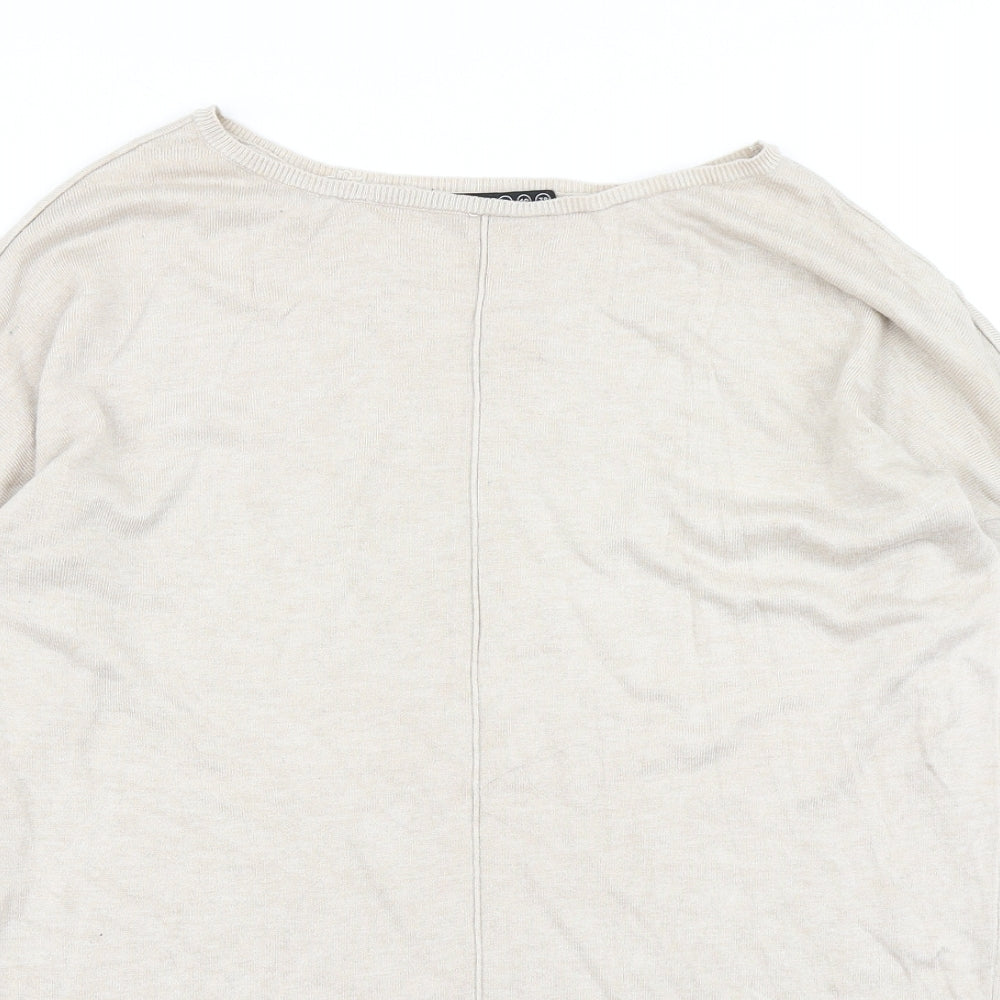 Womens UK Size 12 Atmosphere Beige Pullover Jumper