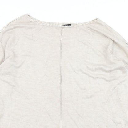 Womens UK Size 12 Atmosphere Beige Pullover Jumper
