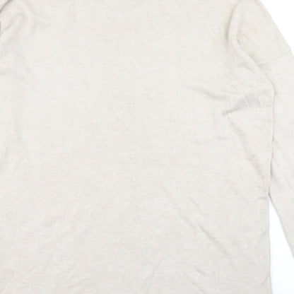 Womens UK Size 12 Atmosphere Beige Pullover Jumper