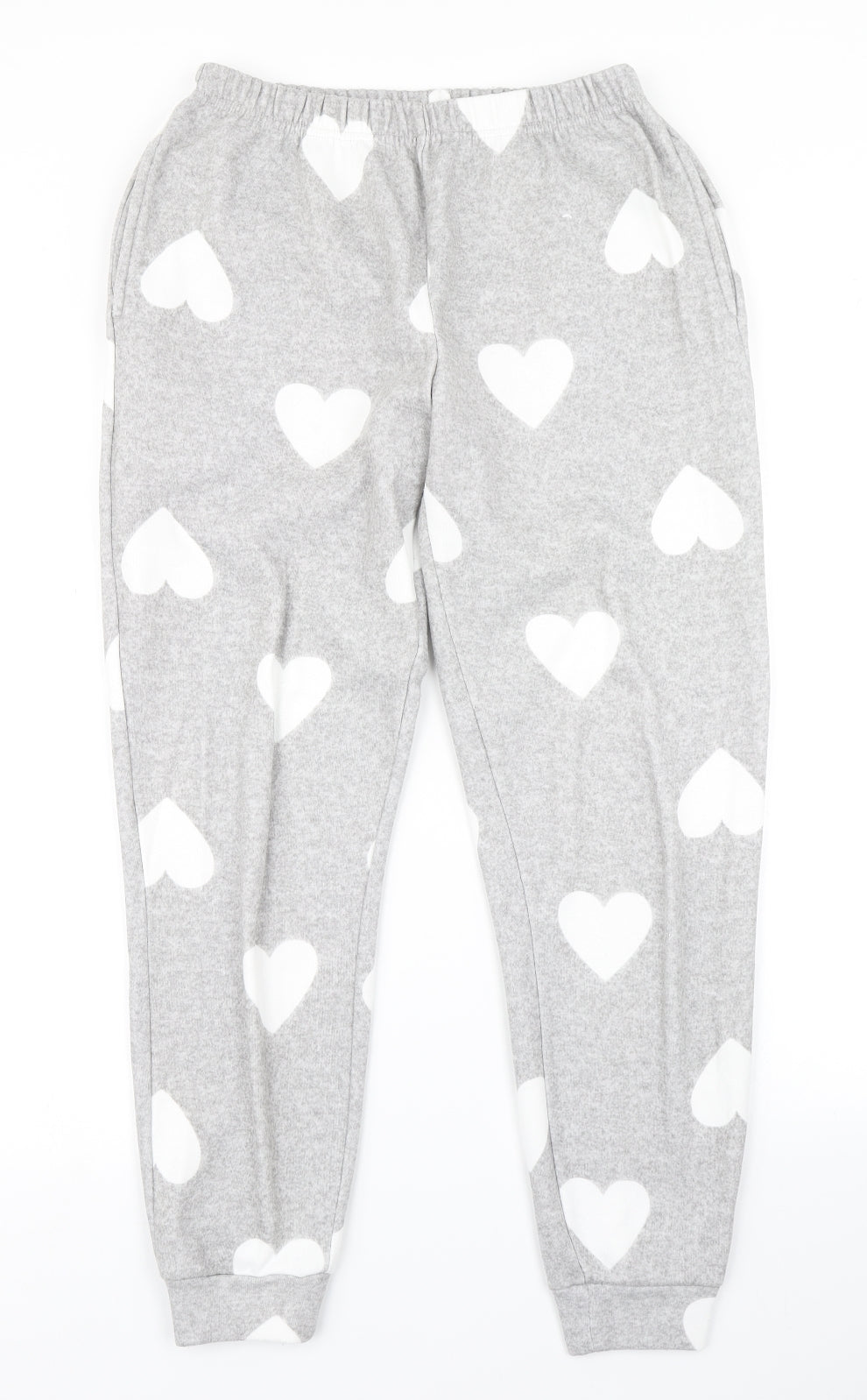 V by Very Womens Grey Polka Dot  Jogger Trousers Size 8 L27 in - Loungewear