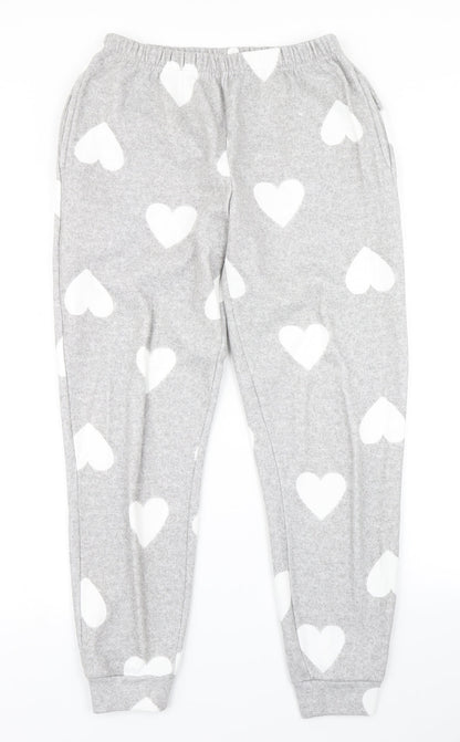 V by Very Womens Grey Polka Dot  Jogger Trousers Size 8 L27 in - Loungewear