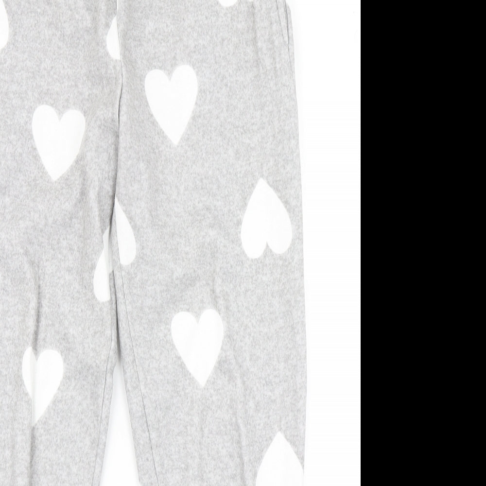 V by Very Womens Grey Polka Dot  Jogger Trousers Size 8 L27 in - Loungewear
