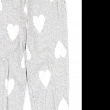 V by Very Womens Grey Polka Dot  Jogger Trousers Size 8 L27 in - Loungewear