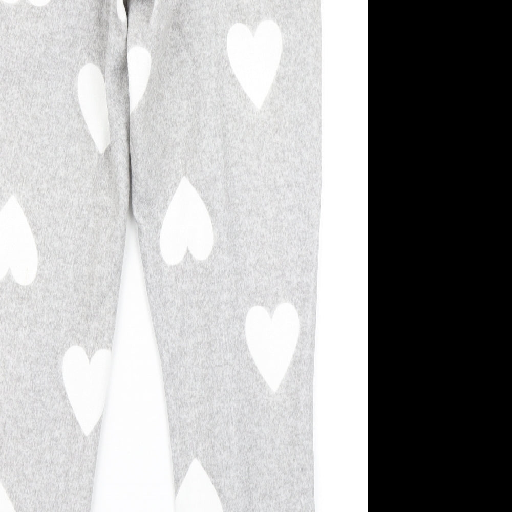 V by Very Womens Grey Polka Dot  Jogger Trousers Size 8 L27 in - Loungewear