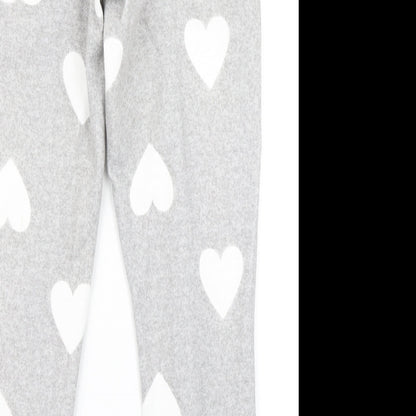 V by Very Womens Grey Polka Dot  Jogger Trousers Size 8 L27 in - Loungewear