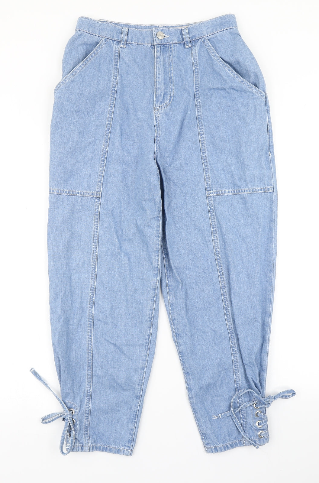 ASOS Womens Blue  Denim Tapered Jeans Size 28 in L28 in