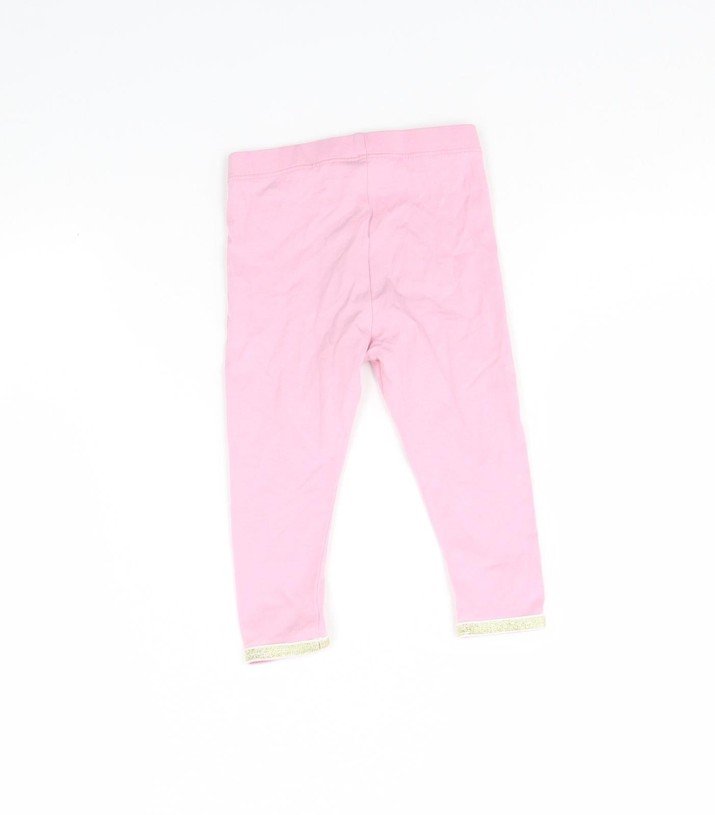 Monsoon Girls Pink   Capri Trousers Size 6-9 Months