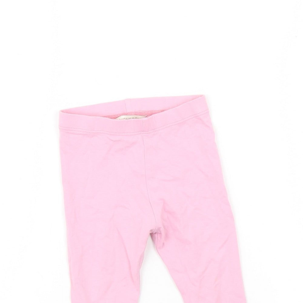 Monsoon Girls Pink   Capri Trousers Size 6-9 Months