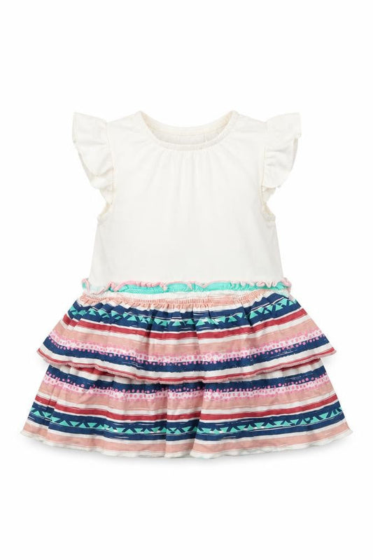 Very Girls White   Fit & Flare  Size 6-9 Months