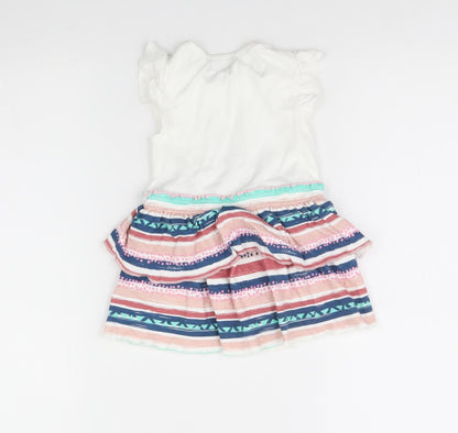 Very Girls White   Fit & Flare  Size 6-9 Months
