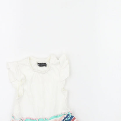 Very Girls White   Fit & Flare  Size 6-9 Months