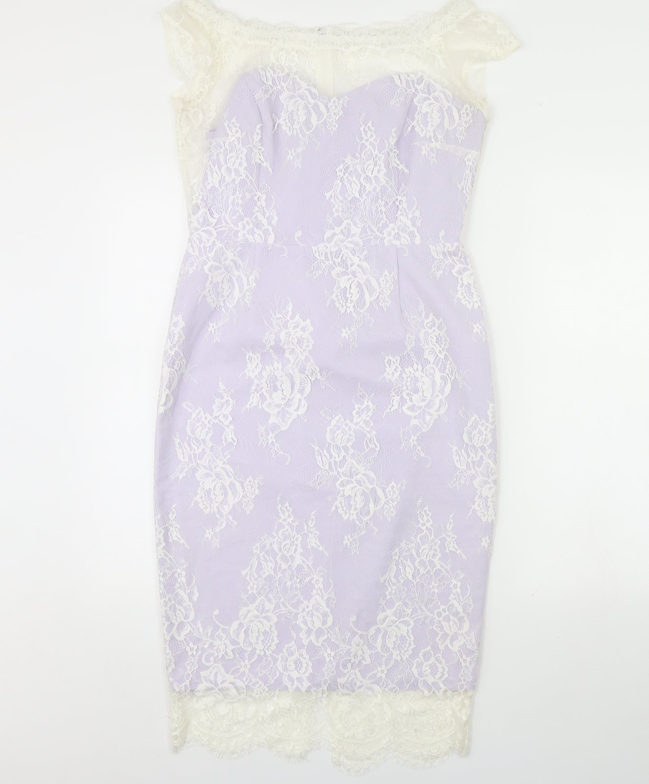 Paper Dolls Womens Purple   Pencil Dress  Size 12