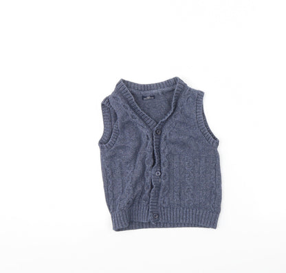 NEXT Boys Blue   Cardigan Jumper Size 2 Years