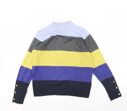 Womens UK Size 12 M&s Blue Pullover Jumper