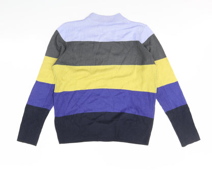 Womens UK Size 12 M&s Blue Pullover Jumper
